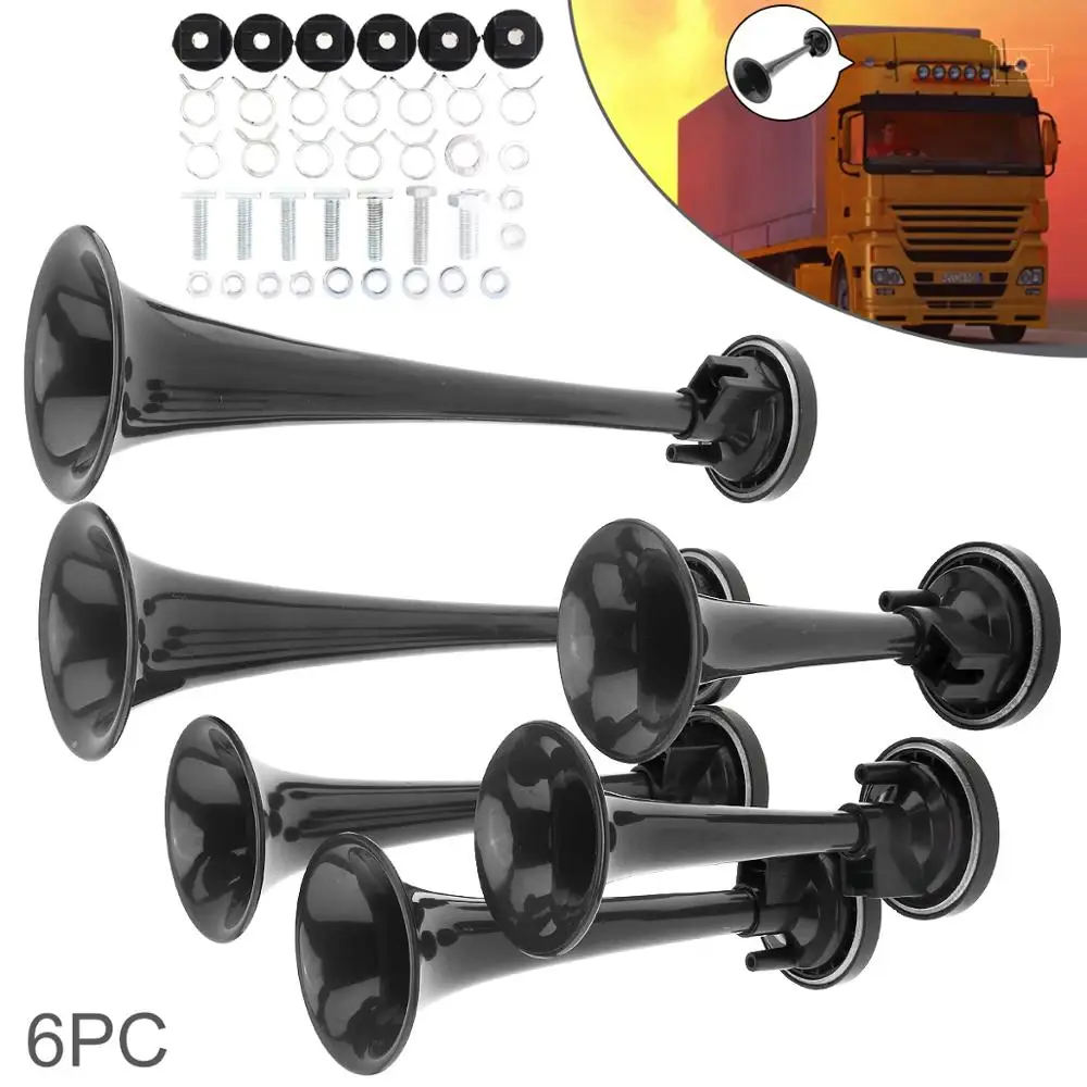 

12V 178DB Super Loud Six Trumpet Electronically Controlled Car Air Horn with Compressor for Cars/Trucks/Boats/ Motorcycles