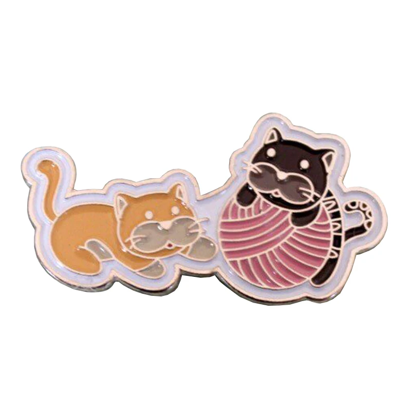 

Knitting Pin yarn crochet badge Enamel Pin