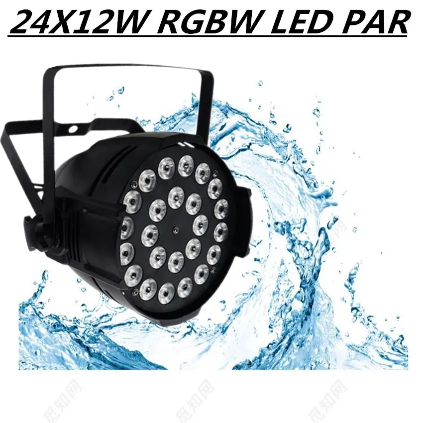 24X12W светодиодный PAR Светильник LED par-прожектор RGB сценический Профессиональный dj
