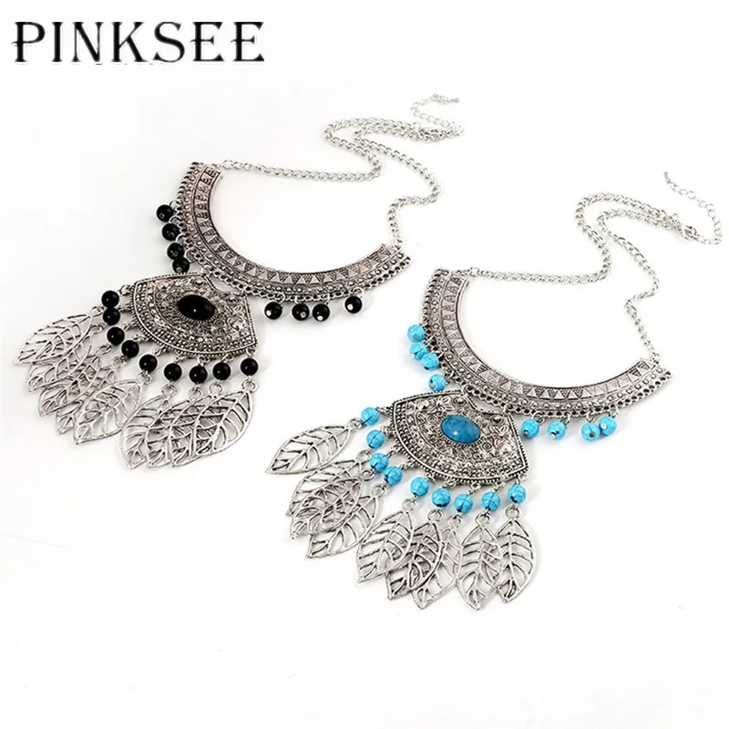 Женское винтажное ожерелье PINKSEE яркое колье из металлического сплава С