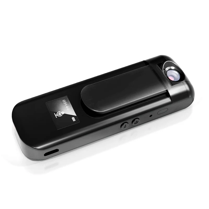 Карманный диктофон с зажимом, цифровой диктофон, Full HD 1080 P, мини камера с петлей, видео регистратор, детектор движения, носимая камера для тела