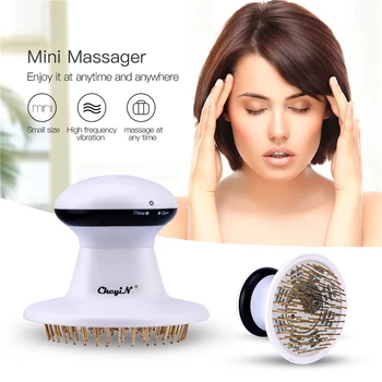 

Infrared Electric Massager Head Massage Scalp Pressure Points Head Massager Stress Relief Promote Blood Circulation Hair Growth