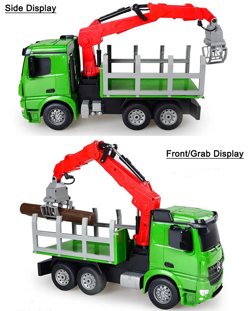 Симулятор тяжелой промышленности RC инженерный грузовик 1/20 2,4 ГГц 6 каналов дистанционного управления Benz кран грузовик зарядка Игрушечная модель
