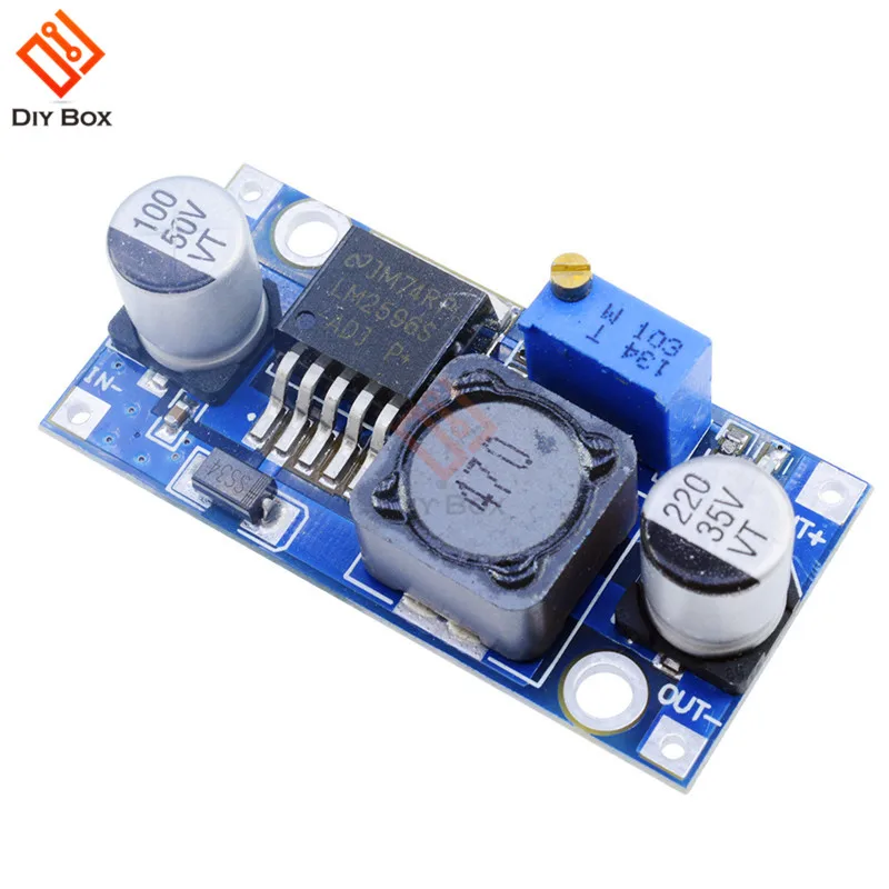 

DC-DC Step Down Module LM2596S LM2596 3.2V-40V To 1.25V-35V Adjustable Power Supply Buck Converter Voltage Regulator Module