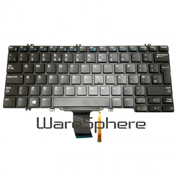  Backlit Keyboard For Dell Latitude 5280 7280 7380 JF8W7 0JF8W7 UK