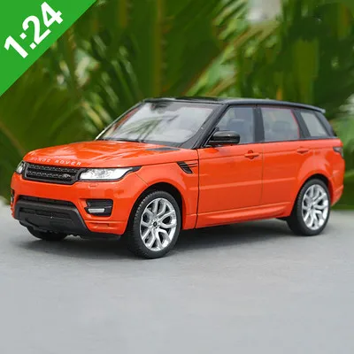 Высокое качество, 1:24, новая модель внедорожных легкосплавных автомобилей, высокая имитация литья под давлением, улучшенная коллекция моделей - Цвет: Оранжевый