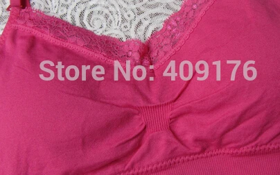 lace hot pink PRAYGER для женщин спортивные мягкие бюстгальтеры для Adjsutable бретели нижнего белья съемные вставки - Цвет: lace hot pink