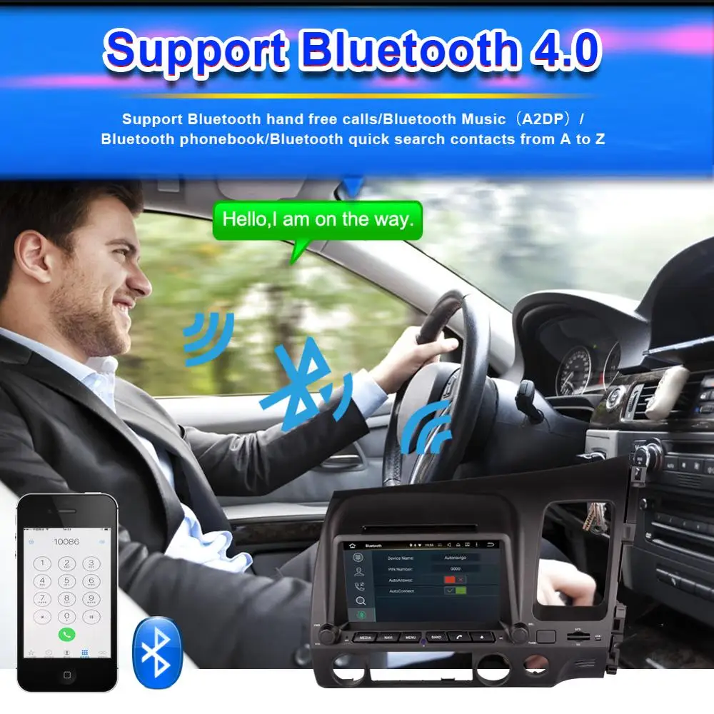 Cheap Android 8.0 Octa Core 4GB RAM Car PC Head Unit For Honda Civic Right Hand Driving 2006-2011 DVD Multimedia Player WIFI 3G Aux 5