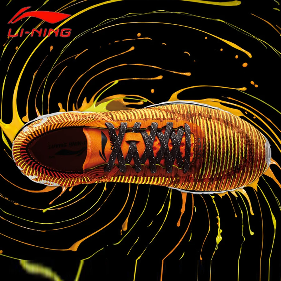 Li Ning Профессиональная Мужская обувь для бега CLOUD IV дышащие кроссовки с подкладкой