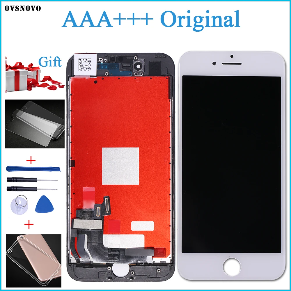 2018 100% AAA +++ ЖК-экран для iPhone 7 Plus экран ЖК-дисплей дигитайзер сенсорный модуль