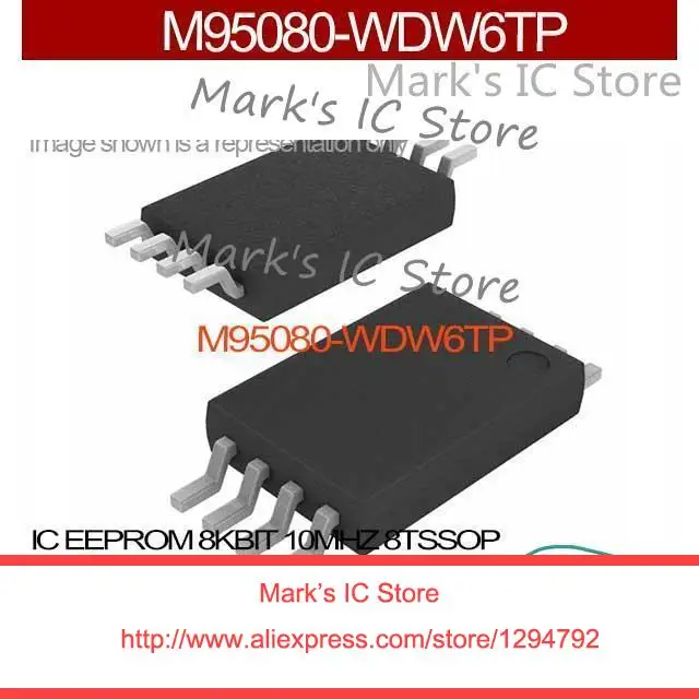 M95080 WDW6TP IC EEPROM 8KBIT 10MHZ 8TSSOP M95080 WDW6 95080 M95080 ...