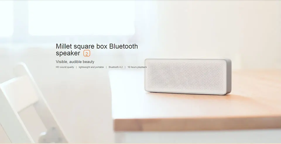 Xiaomi Mi Bluetooth динамик квадратная коробка 2 стерео портативный Bluetooth 4,2 HD Высокое разрешение звук качество воспроизведения музыки