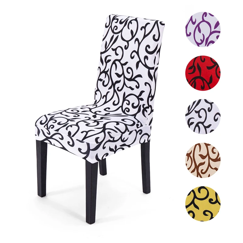 

Cheap Removable Spandex Dining Chair Cover Seat Slipcover Restaurant Home Party Wedding Decoration Chair Covers Stretch