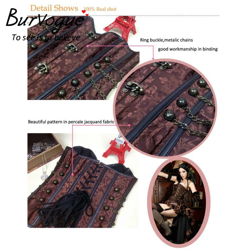 steampunk corset top
