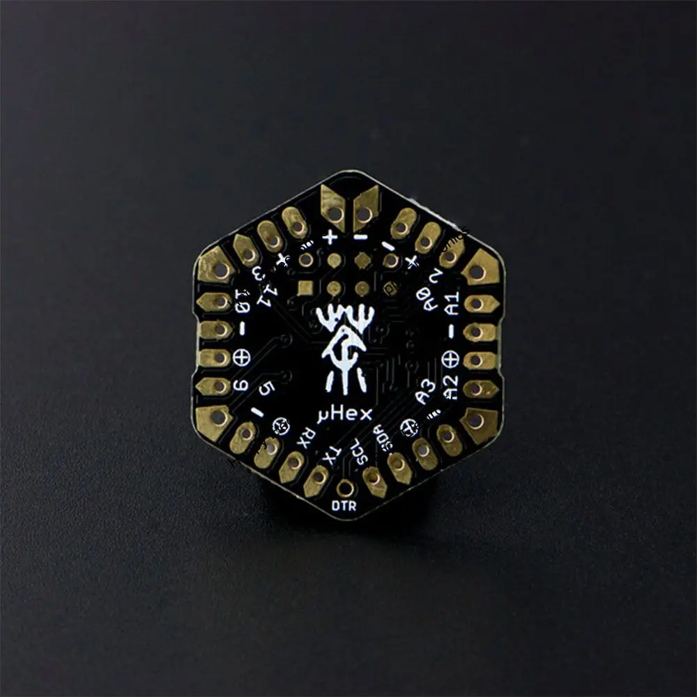 Контроллер Низкой Мощности DFRobot uHex Atmega328P от 2,7 до 5 В с 14 GPIO 7 портами питания 2 интерфейса спящего пробуждения совместим с Arduino