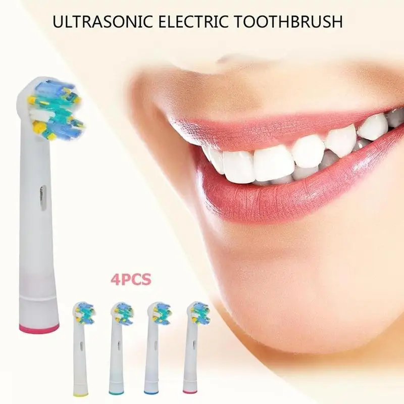 

4pc/lot Tooth Brush Heads Compatible With The Following Electric Toothbrushes Or Oral B Vitality Precision Clean Dual Clean