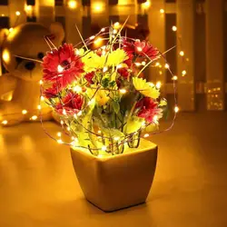 6 шт. медная проволочная струнная лампа, светодиодный светильник, украшение для рождественской вечеринки, дома, на открытом воздухе, TSH Shop