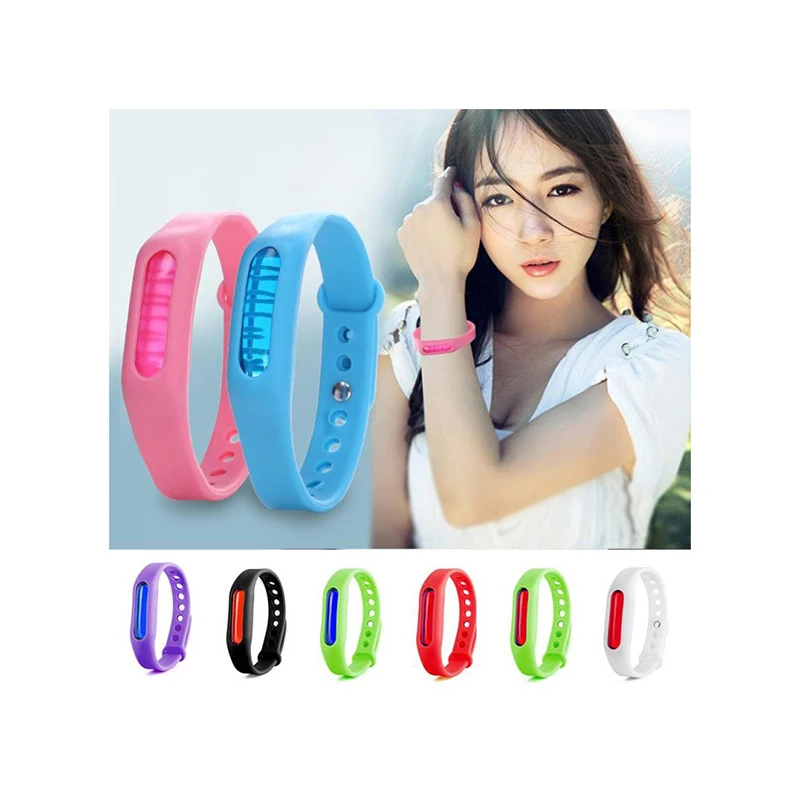 

5Pcs Protection Environmental Protection Anti Mosquito Repellent Silicone Bracelet Summer Strip Safe for Child Mosquito Killer
