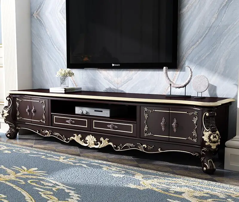 Solid Wood Clical Living Room Furniture Tv Cabinets Living Room Furniture Tv Cabinets