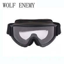 Очки для страйкбола тактические X500 защитные очки шлем Совместимость и внешней деятельности подходит всем Размеры головных уборов; черного цвета