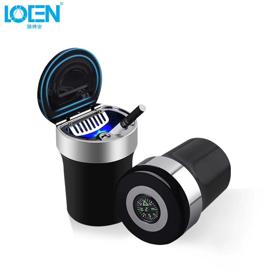 Car Ashtray Smokeless Ash tray Auto Cigarette Ash Tray Container Smoke