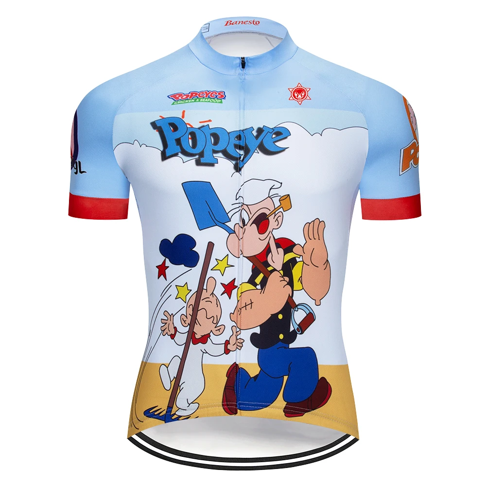 popeye cycling jersey
