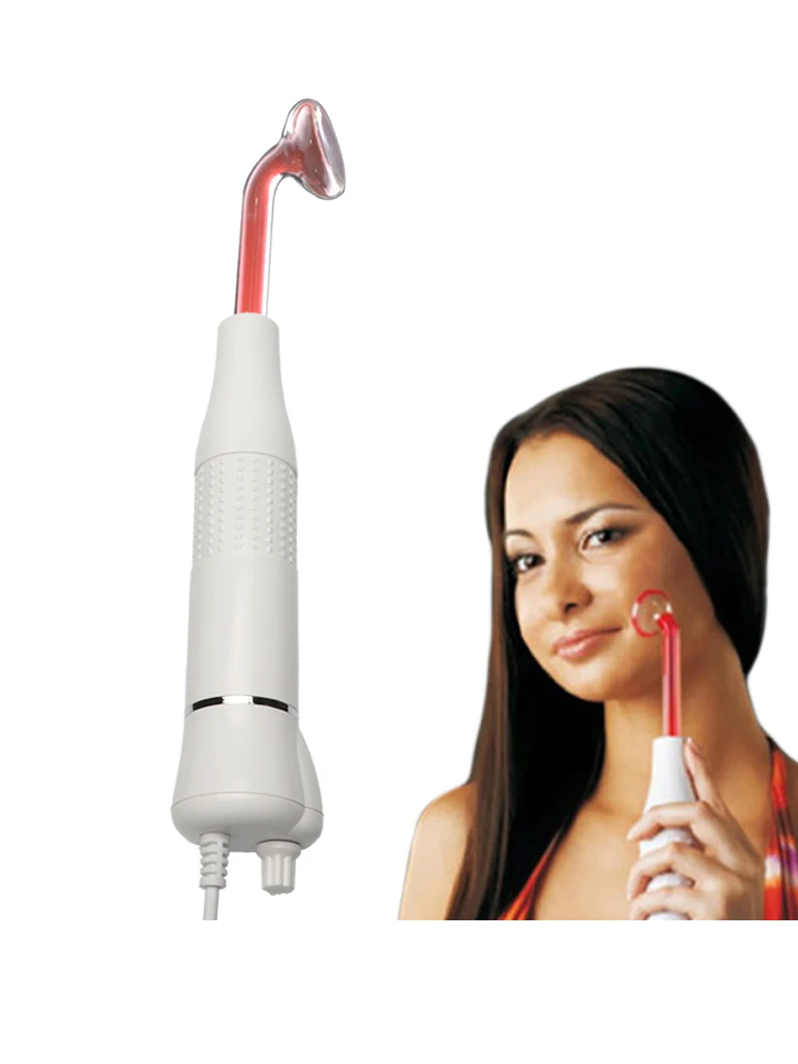 

New Portable Violet Orange Ray High Frequency Skin Infrared Therapy Beauty Face Lifting smoothing Tool Firming acne treatment de
