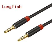 Lungfish Cavo Dell'audio di 3.5mm Martinetti Cavo Aux da 3.5 Mm per Il IPhone Cuffia Car Beats Altoparlante Aux Cavo di MP3/ 4 1m 1.5m 2m 3m 5m