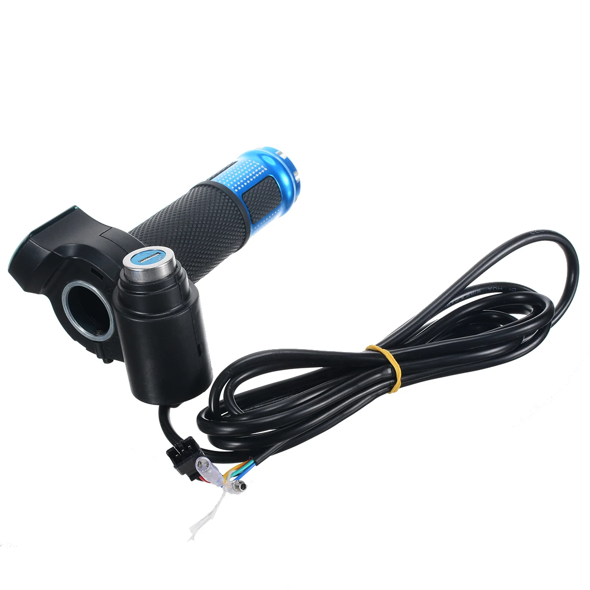 1 Pair Electric E Scooter Bike 24V 36V 48V Display Throttle Rubber Aluminum Handlebar Grip Outdoor Cycling Bicycle Parts