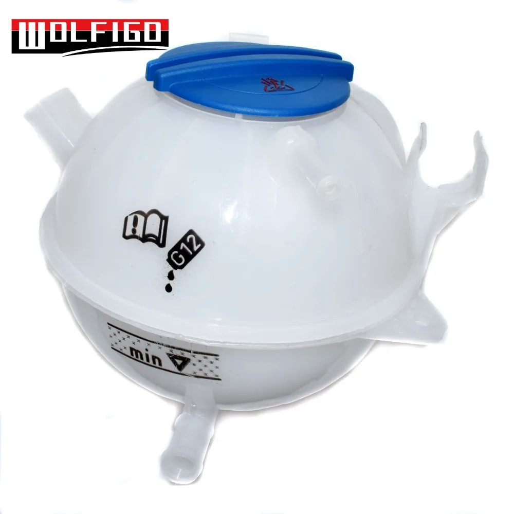 WOLFIGO New Coolant Reservoir W/ cap for Audi A3 Q3 Volkswagen Jetta