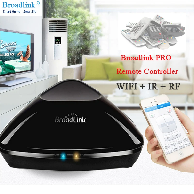 Broadlink RM2 RM PRO Universal Intelligent Remote Controller Smart Home Automation WiFi+IR+RF Switch Via IOS Android Phone EU Broadlink RM2 RM PRO Universal Intelligent Remote Controller Smart Home Automation WiFi+IR+RF Switch Via IOS Android Phone EU