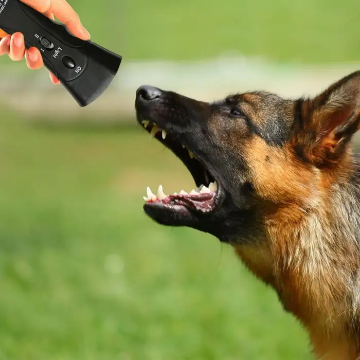 Portable Ultrasonic Dog Repellent Handheld Bark Stopper Animal Attacks Repeller Dogs Training Device TB Sale