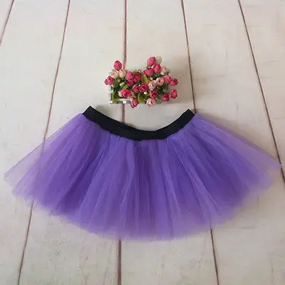 3Layers Adult Women Tutu Tulle Skirt Petticoat Dance Halloween Party Fancy