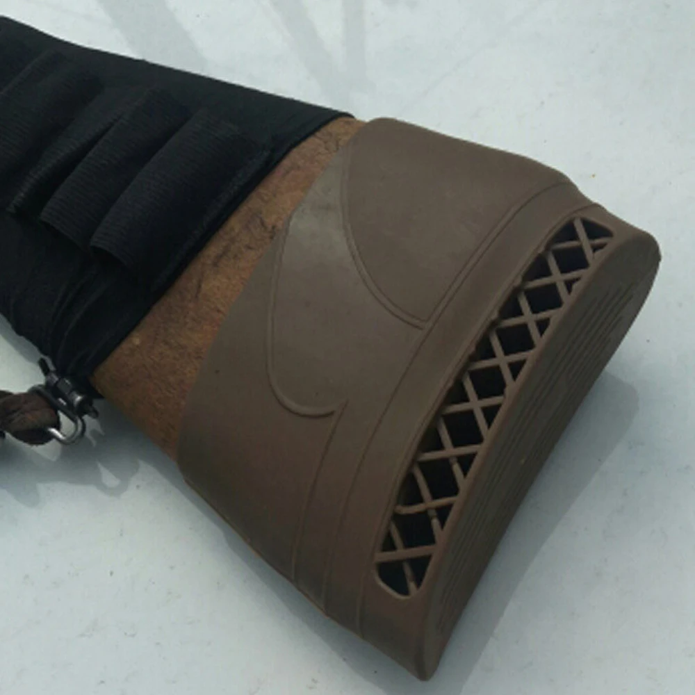 Hunting Rifle Rubber Recoil Pad Tactical Shotgun Slip-On Buttstock Extension Protector Rubber Gun Butt Accessories Hunting Rifle Rubber Recoil Pad Tactical Shotgun Slip-On Buttstock Extension Protector Rubber Gun Butt Accessories