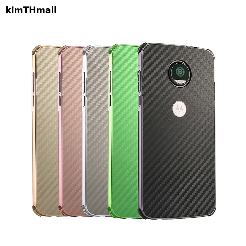 Case For Motorola Moto E4 E5 Plus Play Cover fundas Moto X4 E4 E5 case Carbon Fiber Metal 2 in 1 Shock Proof Hard case kimTHmall