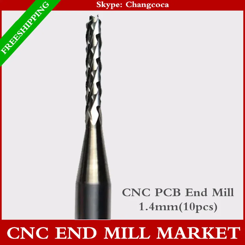 

3.175mm(1/8'')*1.4mm,20pcs/box,Freeshipping CNC PCB Bit,Micro PCB Board End mill,CNC machine corn bit,Smooth chip removal