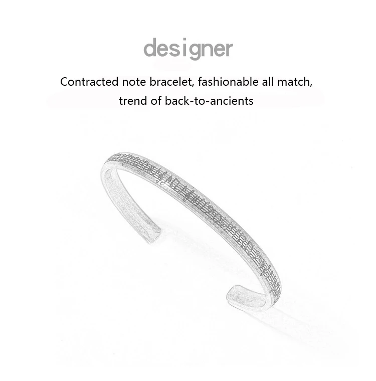 2019-New-Note-Bangle-316L-Stainless-Steel-Couple-Vintage-Cuff-Bracelets-For-Women-Men-Retro-Punk-Bracelets-Viking-Jewelry (13)