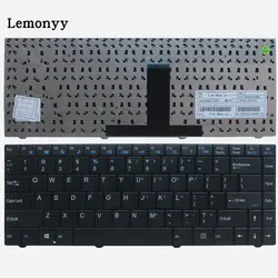 НОВЫЙ США клавиатура для ноутбука CLEVO W84 W840T M4121 W840 W830 W84T0 английская версия черный Замена mp-07G33US-430