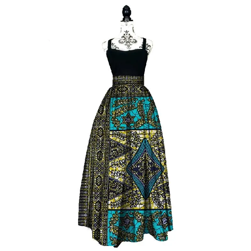 2017-Fashion-Women-African-Print-Long-Skirt-Ankara-Dashiki-High-Waist-A-Line-Maxi-Long-Umbrella(8)