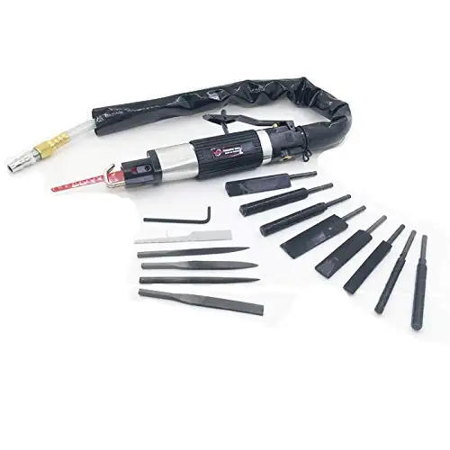 

Air Body Cut Off Saw Tool Pneumatic Recip Reciprocating Saw Files Kit Blades Sheet Metal Autobody Restoration Triangular Head