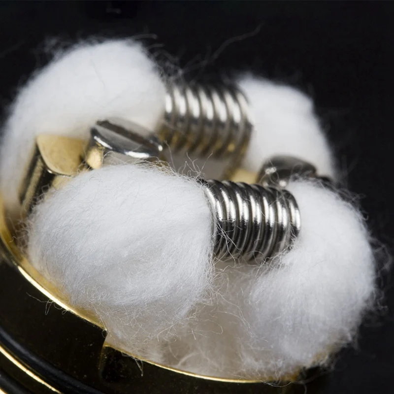 

Coil Father Cotton Organic Cottons Vape For Electronic Cigarette Rebuildable RDA RBA DIY Atomizer Heating Wire