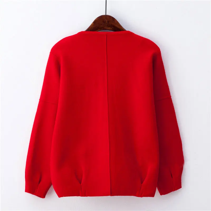 Осенний вязаный элегантный короткий свитер кардиган для женщин 6 цветов верхняя одежда с длинным рукавом свитер кардиган для женщин большие размеры AE133