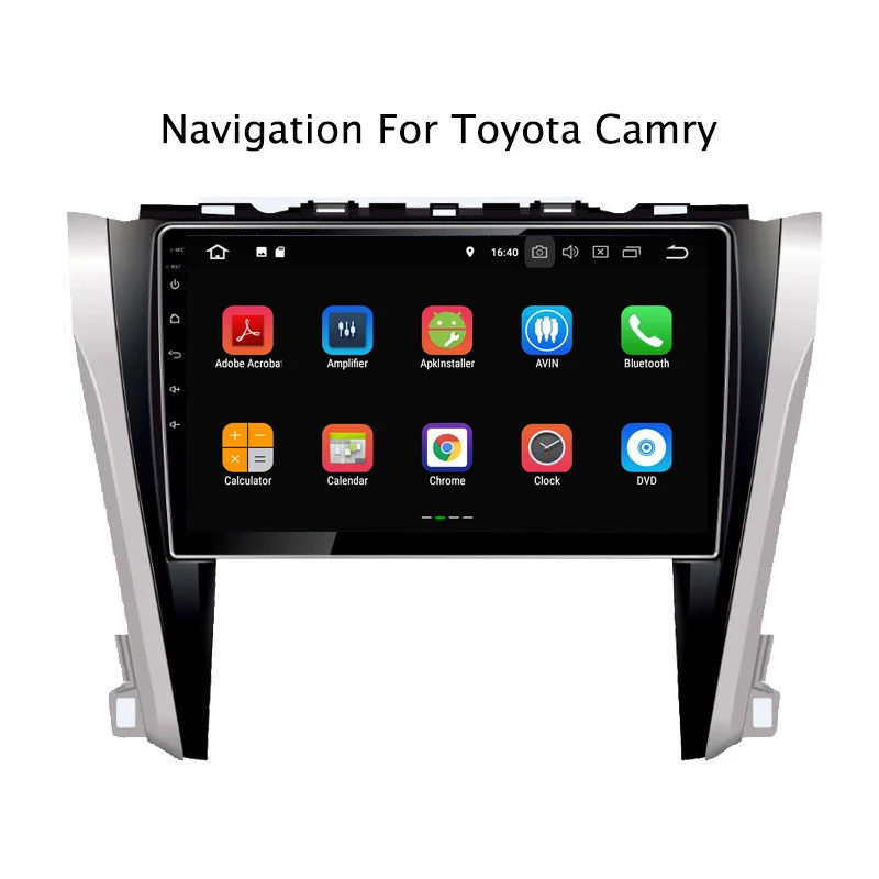 Excellent 10.1Inch PX30 Android 9.0 Car DVD Multimedia Player For Toyota Camry 2015 2016 GPS Navigation Radio Stereo Audio 4