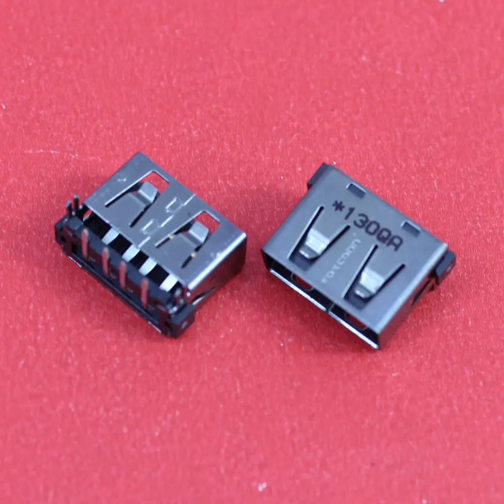 ChengHaoRan 1Piece  For Lenovo Laptop Short body type 10mm USB Jack 90 degree DIP USB Connector usb 2.0