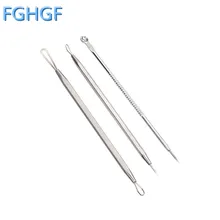 Горячая 3 шт./компл. угри, прыщи иглы средство от черных точек акне экстрактор лечения