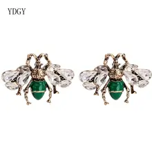 YDGY преувеличены ретро Мода темперамент серьги личности насекомое пчела новые серьги