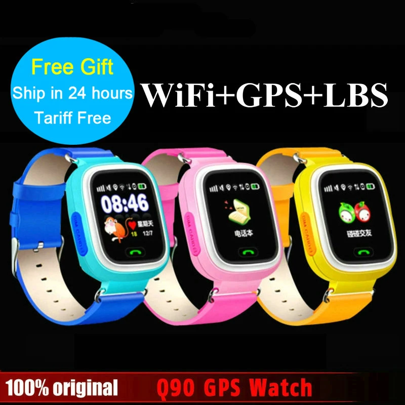 SOS GPS Smart watch Q720 smart baby kids phone watch Touch Screen GPS