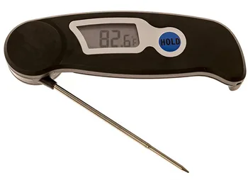 

Digital Instant Read Easy to Use Thermometer with Foldable Stainless Steel Probe Best For Food Meat Cooking BBQ Poultry Candy