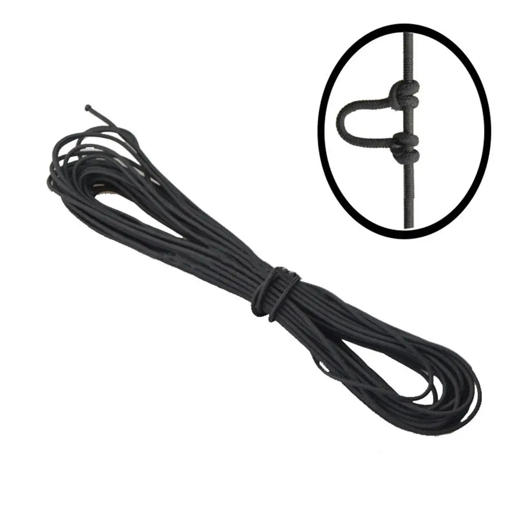 1 Piece Bow String D Loop Release Nocking Hunting Black