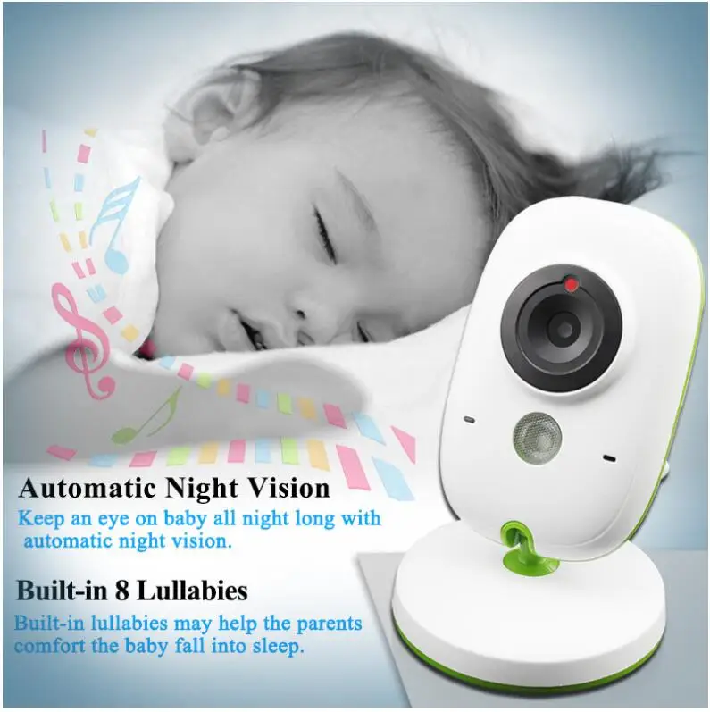 Dla dzieci Monitor bezprzewodowy Audio wideo Baba elektroniczny przenośny domofon Babyfoon kamera BeBe niania Walkie Talkie opiekunka do dziecka VB602 Dla dzieci Monitor bezprzewodowy Audio wideo Baba elektroniczny przenośny domofon Babyfoon kamera BeBe niania Walkie Talkie opiekunka do dziecka VB602
